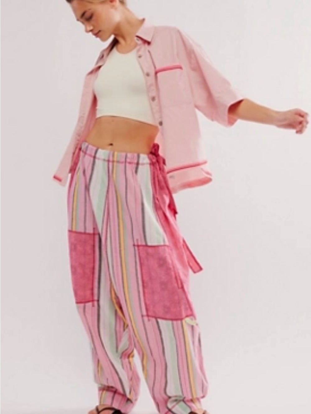 Free people intimately -Dream In Color Convertible Jumpsuit.